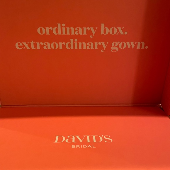 David’s bridal halter gown size 12, white, new with tag - Picture 9 of 10